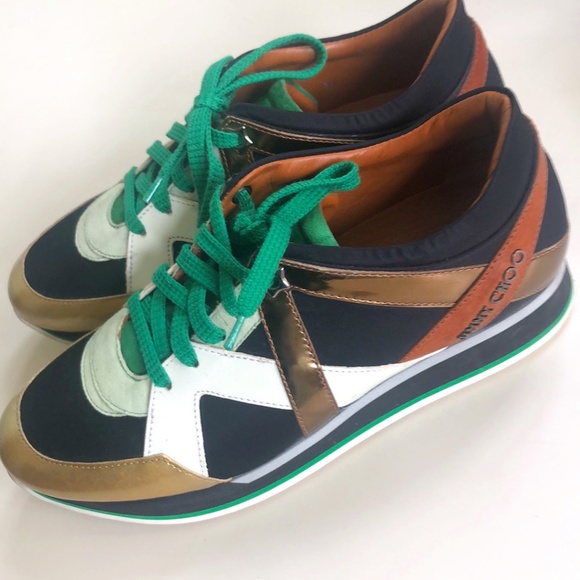 Jimmy Choo Multi Color Sneakers Sz 39/9